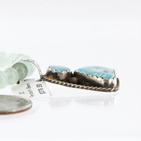 Handmade Certified Authentic Navajo .925 Sterling Silver Natural Turquoise Native American Necklace 390764506327