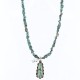 Handmade Certified Authentic Navajo .925 Sterling Silver Natural Turquoise Native American Necklace 390766020857