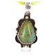 Handmade Certified Authentic Navajo .925 Sterling Silver Natural Turquoise Native American Necklace 390766106941