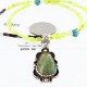 Handmade Certified Authentic Navajo .925 Sterling Silver Natural Turquoise Native American Necklace 390766106941