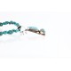 Handmade Certified Authentic Navajo .925 Sterling Silver Natural Turquoise Native American Necklace 390777345694