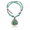 Handmade Certified Authentic Navajo .925 Sterling Silver Natural Turquoise Native American Necklace 390784143877