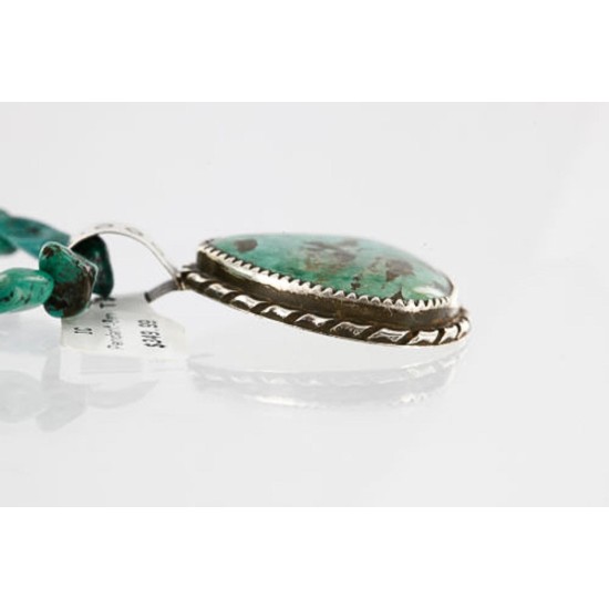 Handmade Certified Authentic Navajo .925 Sterling Silver Natural Turquoise Native American Necklace 390784143877 Handmade Certified Authentic Navajo .925 Sterling Silver Natural Turquoise Native American Necklace 390784143877