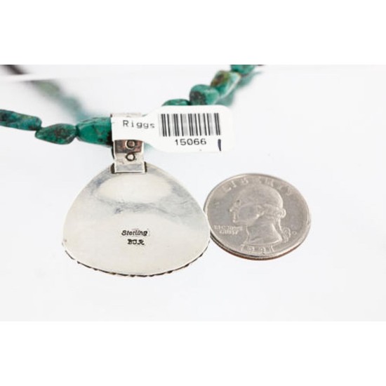 Handmade Certified Authentic Navajo .925 Sterling Silver Natural Turquoise Native American Necklace 390784143877 Handmade Certified Authentic Navajo .925 Sterling Silver Natural Turquoise Native American Necklace 390784143877
