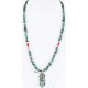 Handmade Certified Authentic Navajo .925 Sterling Silver Natural Turquoise Native American Necklace 390794198579