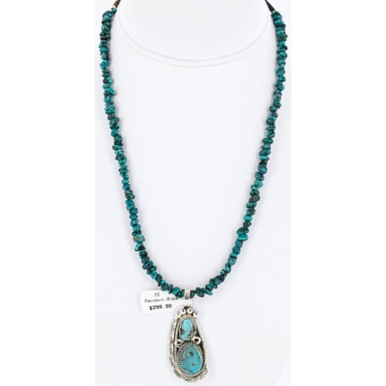 Handmade Certified Authentic Navajo .925 Sterling Silver Natural Turquoise Native American Necklace 390803903169 Handmade Certified Authentic Navajo .925 Sterling Silver Natural Turquoise Native American Necklace 390803903169