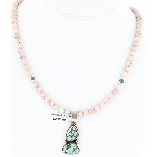 Handmade Certified Authentic Navajo .925 Sterling Silver Natural Turquoise Native American Necklace 390829144875 Handmade Certified Authentic Navajo .925 Sterling Silver Natural Turquoise Native American Necklace 390829144875