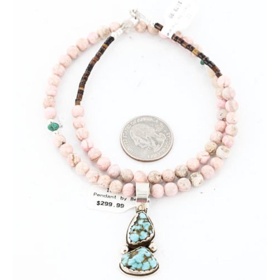 Handmade Certified Authentic Navajo .925 Sterling Silver Natural Turquoise Native American Necklace 390829144875 Handmade Certified Authentic Navajo .925 Sterling Silver Natural Turquoise Native American Necklace 390829144875
