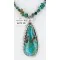 Handmade Navajo .925 Sterling Silver Natural Turquoise Native American Necklace 390839389750 Handmade Navajo .925 Sterling Silver Natural Turquoise Native American Necklace 390839389750