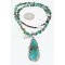 Handmade Navajo .925 Sterling Silver Natural Turquoise Native American Necklace 390839389750 Handmade Navajo .925 Sterling Silver Natural Turquoise Native American Necklace 390839389750