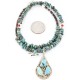 Handmade Certified Authentic Navajo .925 Sterling Silver Natural Turquoise Native American Necklace 390844252004