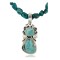 Handmade Certified Authentic Navajo .925 Sterling Silver Natural Turquoise Native American Necklace & Pendant 390800560362