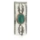 Handmade Navajo .925 Sterling Silver Natural Turquoise Native American Nickel Money Clip 10533-10 Handmade Navajo .925 Sterling Silver Natural Turquoise Native American Nickel Money Clip 10533-10