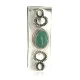 Handmade Navajo .925 Sterling Silver Natural Turquoise Native American Nickel Money Clip 10533-11 Handmade Navajo .925 Sterling Silver Natural Turquoise Native American Nickel Money Clip 10533-11