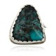 Handmade Certified Authentic Navajo .925 Sterling Silver Natural Turquoise Native American Ring  16936