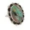 Handmade Navajo .925 Sterling Silver Natural Turquoise Native American Ring 18259-1
