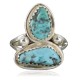 Handmade Certified Authentic Navajo .925 Sterling Silver Natural Turquoise Native American Ring  370957129296