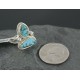 Handmade Certified Authentic Navajo .925 Sterling Silver Natural Turquoise Native American Ring  370957129296