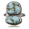 Handmade Certified Authentic Navajo .925 Sterling Silver Natural Turquoise Native American Ring  370979889910