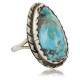 Handmade Certified Authentic Navajo .925 Sterling Silver Natural Turquoise Native American Ring 370986509211 Handmade Certified Authentic Navajo .925 Sterling Silver Natural Turquoise Native American Ring 370986509211