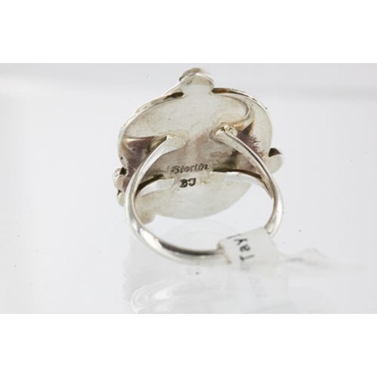 Handmade Certified Authentic Navajo .925 Sterling Silver Natural Turquoise Native American Ring  370986932088