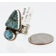 Handmade Certified Authentic Navajo .925 Sterling Silver Natural Turquoise Native American Ring  371007304403