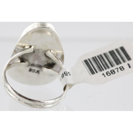 Handmade Certified Authentic Navajo .925 Sterling Silver Natural Turquoise Native American Ring  371011525586