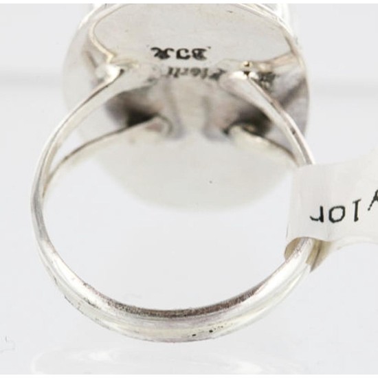 Handmade Certified Authentic Navajo .925 Sterling Silver Natural Turquoise Native American Ring  371013439715