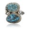 Handmade Certified Authentic Navajo .925 Sterling Silver Natural Turquoise Native American Ring  390719058360