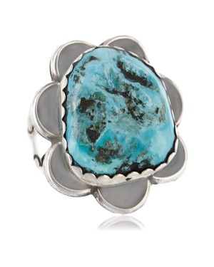 Handmade Certified Authentic Navajo .925 Sterling Silver Natural Turquoise Native American Ring  390762335897