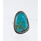 Handmade Certified Authentic Navajo .925 Sterling Silver Natural Turquoise Native American Ring  390774624044