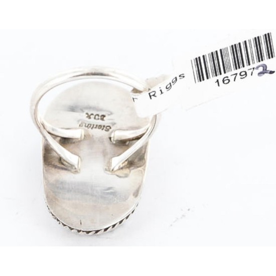 Handmade Certified Authentic Navajo .925 Sterling Silver Natural Turquoise Native American Ring  390786354436