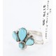 Handmade Certified Authentic Navajo .925 Sterling Silver Natural Turquoise Native American Ring  390792648012