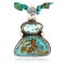 Handmade Certified Authentic Navajo .925 Sterling Silver NaturalONE Mountain Turquoise Native American Necklace 390764939668