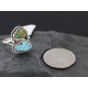 Handmade Certified Authentic Navajo .925 Sterling Silver NaturalONE Mountain Turquoise Native American Ring  370976764122