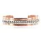 Handmade Navajo .925 Sterling Silver Pure Copper Native American Bracelet 12902-1 Handmade Navajo .925 Sterling Silver Pure Copper Native American Bracelet 12902-1