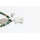 HANDMADE Certified Authentic Navajo .925 Sterling Silver PURPLE Spiny and Turquoise Native American Necklace 371102813002