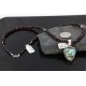 Handmade Certified Authentic Navajo .925 Sterling Silver Rough Turquoise Native American Necklace 390747411013