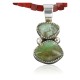 Handmade Certified Authentic Navajo .925 Sterling Silver Silver Natural Turquoise Native American Necklace 390682330241