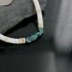 Handmade Certified Authentic Navajo .925 Sterling Silver Spiny Oyster and Turquoise Graduated Heishi Native American Necklace 370915582741
