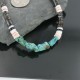 Handmade Certified Authentic Navajo .925 Sterling Silver Spiny Oyster and Turquoise Graduated Heishi Native American Necklace 370922209464