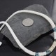 Handmade Certified Authentic Navajo .925 Sterling Silver Spiny Oyster and Turquoise, Graduated Heishi Native American Necklace 370927888522