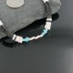 Handmade Certified Authentic Navajo .925 Sterling Silver Spiny Oyster and Turquoise Graduated Heishi Native American Necklace 390677849173