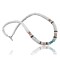 Handmade Certified Authentic Navajo .925 Sterling Silver Spiny Oyster and Turquoise Graduated Heishi Native American Necklace 390717206261