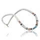 Handmade Certified Authentic Navajo .925 Sterling Silver Spiny Oyster and Turquoise Graduated Heishi Native American Necklace 390717206261 Handmade Certified Authentic Navajo .925 Sterling Silver Spiny Oyster and Turquoise Graduated Heishi Native American Necklace 390717206261
