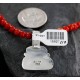 HANDMADE Certified Authentic Navajo .925 Sterling Silver Spiny Oyster and Turquoise Native American Necklace 371114530789