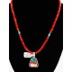 HANDMADE Certified Authentic Navajo .925 Sterling Silver Spiny Oyster and Turquoise Native American Necklace 371114530789