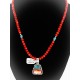 HANDMADE Certified Authentic Navajo .925 Sterling Silver Spiny Oyster and Turquoise Native American Necklace 371114530789