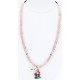 Handmade Certified Authentic Navajo .925 Sterling Silver Spiny Oyster and Turquoise Native American Necklace 390785552795