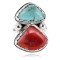 Handmade Certified Authentic Navajo .925 Sterling Silver Turquoise and Spiny Oyster Native American Ring  390839318225